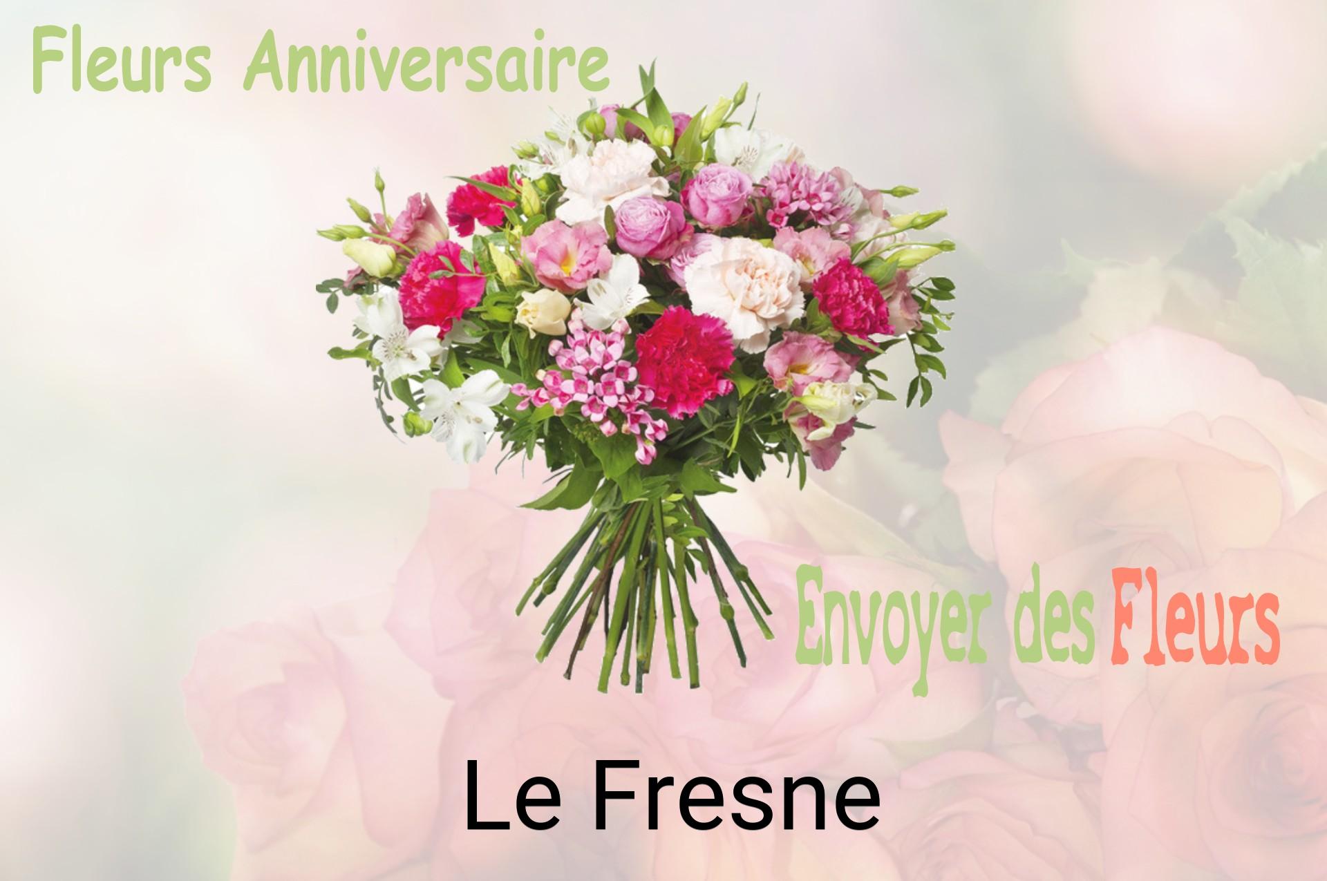 Bouquet de fleurs d’anniversaire livré à Le Fresne