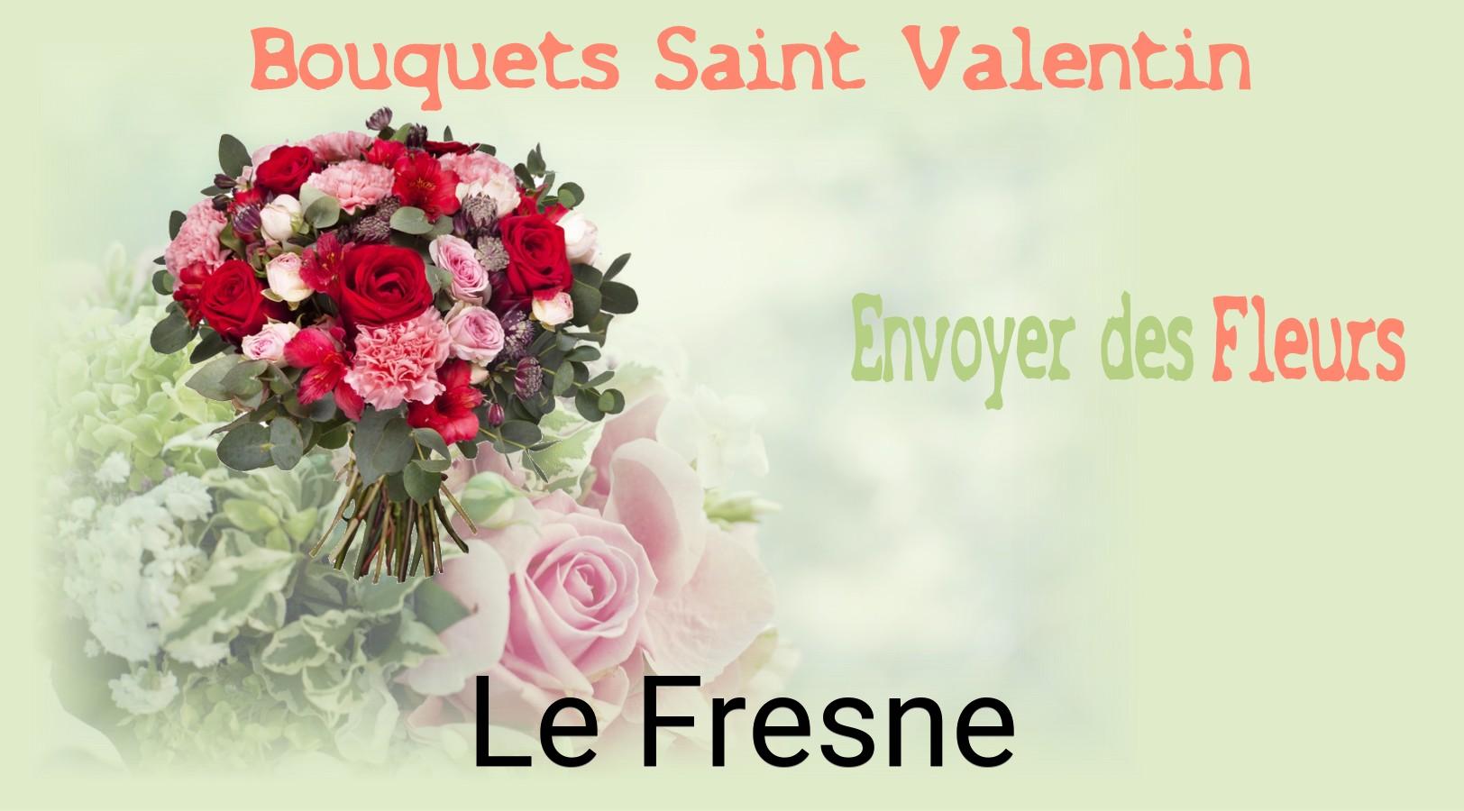 Roses de Saint-Valentin livrées à Le Fresne